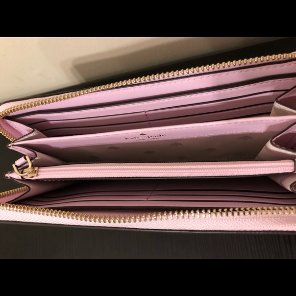 NWT ♠️ KATE SPADE ♠️ Flock Party Large Continental Wallet - Picture 10 of 12